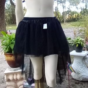 NWT "Icing" high low lace Halloween skirt